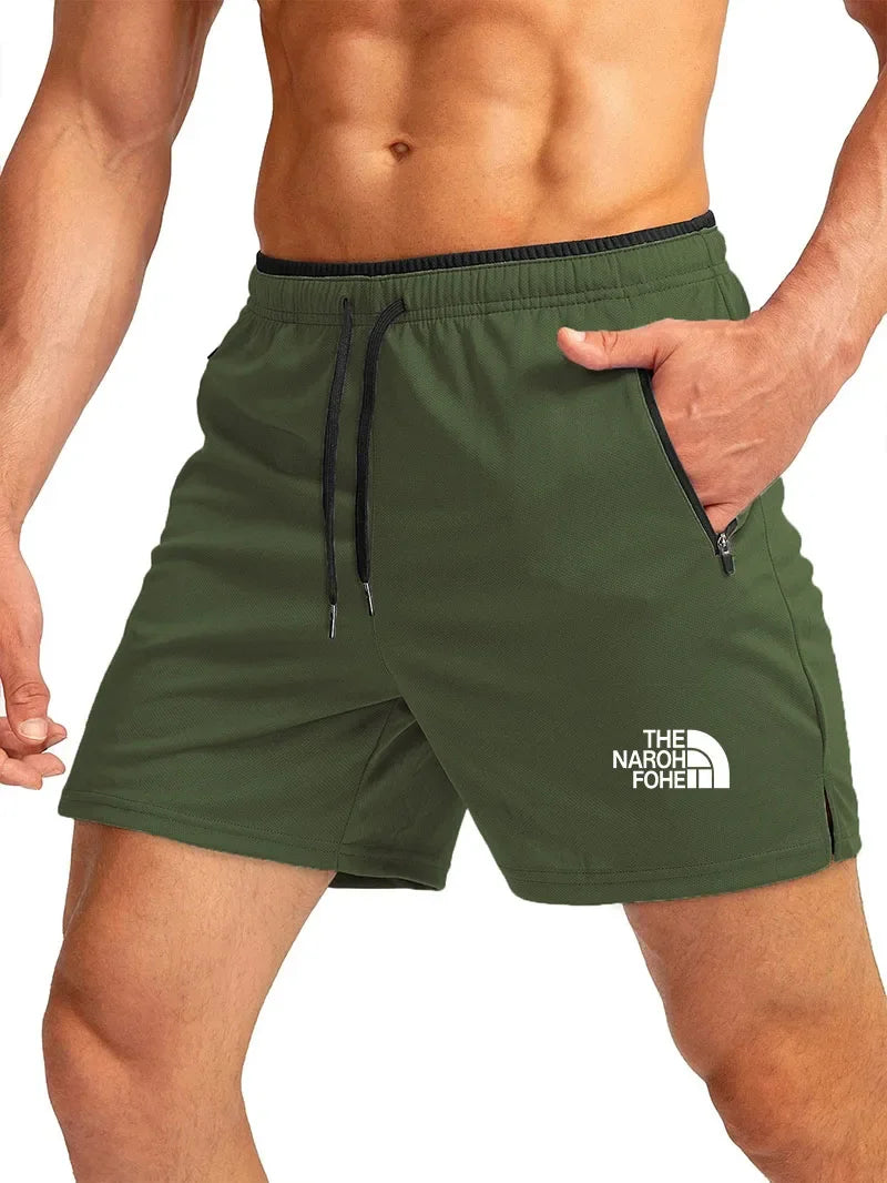 Bermuda da Spiaggia Uomo Tinta Unita con Dettaglio Sportivo – Pantaloncini ad Asciugatura Rapida, S–4XL,9 Colori