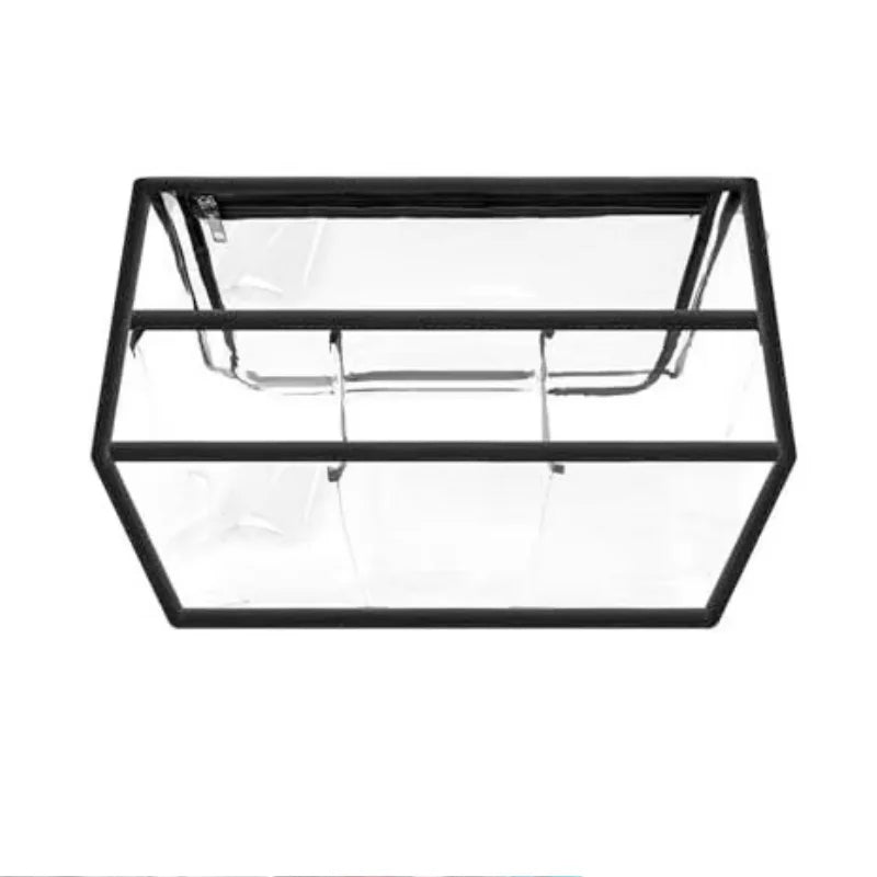 Organizzatore Trasparente in PVC per Borsa da Spiaggia – Inserto Impermeabile Pieghevole, 23×17,5 cm, 3 Colori