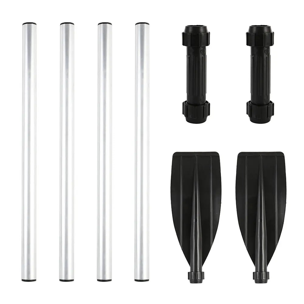 Pagaie per Kayak in Alluminio – Kit 4 Sezioni, 2 Remi o 1 Pagaia Doppia