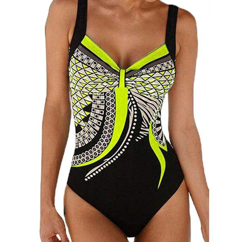 Costume Intero Donna Fantasia a Rombi Multicolore