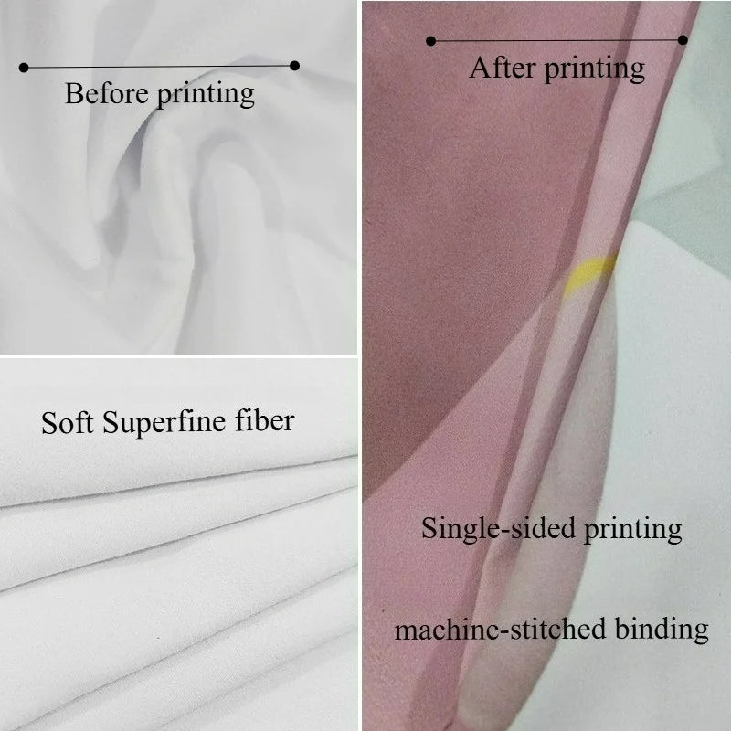 Telo Mare Microfibra con Stampe di Pesci in Cucina – 6 Fantasie, 3 Misure da 50×100 a 90×180 cm