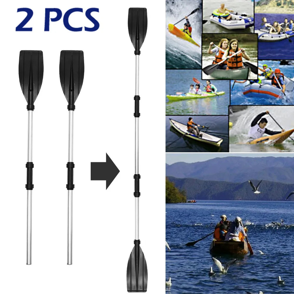 Pagaie per Kayak in Alluminio – Kit 4 Sezioni, 2 Remi o 1 Pagaia Doppia