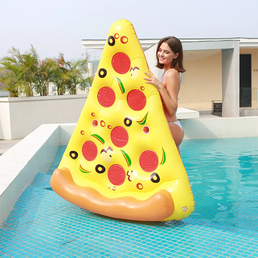 Materassino Fetta di Pizza Gigante Gonfiabile Galleggiante