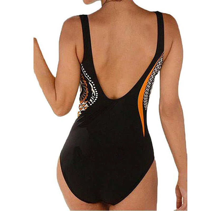 Costume Intero Donna Fantasia a Rombi Multicolore