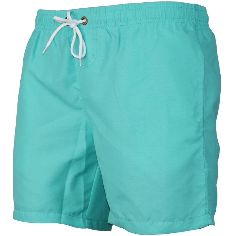 Pantaloncini da Bagno Uomo Tinta Unita – Costume Mare ad Asciugatura Rapida, 12 Colori