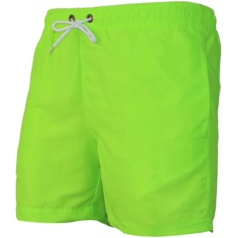 Pantaloncini da Bagno Uomo Tinta Unita – Costume Mare ad Asciugatura Rapida, 12 Colori