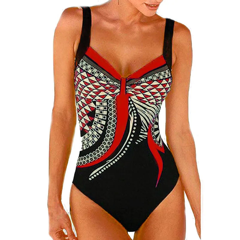 Costume Intero Donna Fantasia a Rombi Multicolore