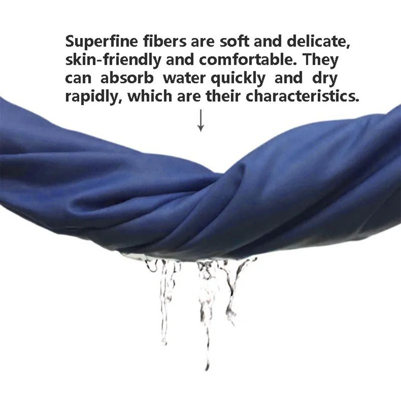 Poncho Accappatoio in Microfibra con Cappuccio – Asciugatura Rapida, Surf e Spiaggia,5 Colori