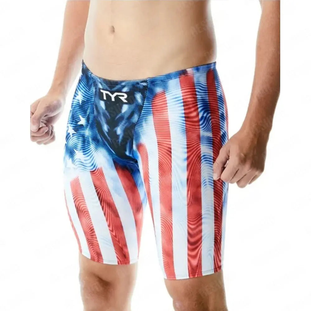 Costume Jammer da Uomo – Pantaloncini da Nuoto Aderenti in Lycra/Spandex, Resistenti al Cloro, XXS–5XL,21 Colori