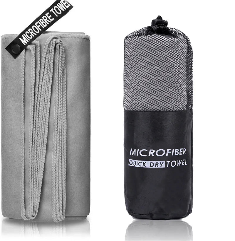 Asciugamano Sportivo in Microfibra ad Asciugatura Rapida – 20 Colori 4 Misure da 40×80 a 80×160 cm