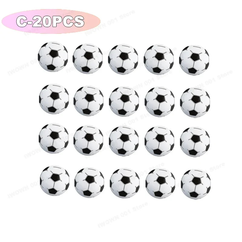 Palloni Gonfiabili da Spiaggia con Grafica Sportiva – Baseball, Pallavolo, Calcio, Basket, Rugby – 30 cm