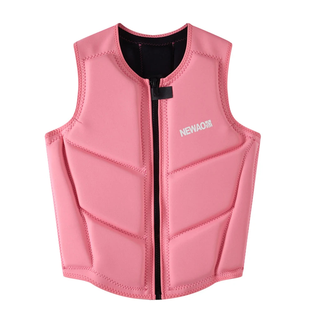 Giubbotto di Salvataggio Impact Vest in Neoprene per Wakesurf – Approvato CE, Unisex, S-3XL