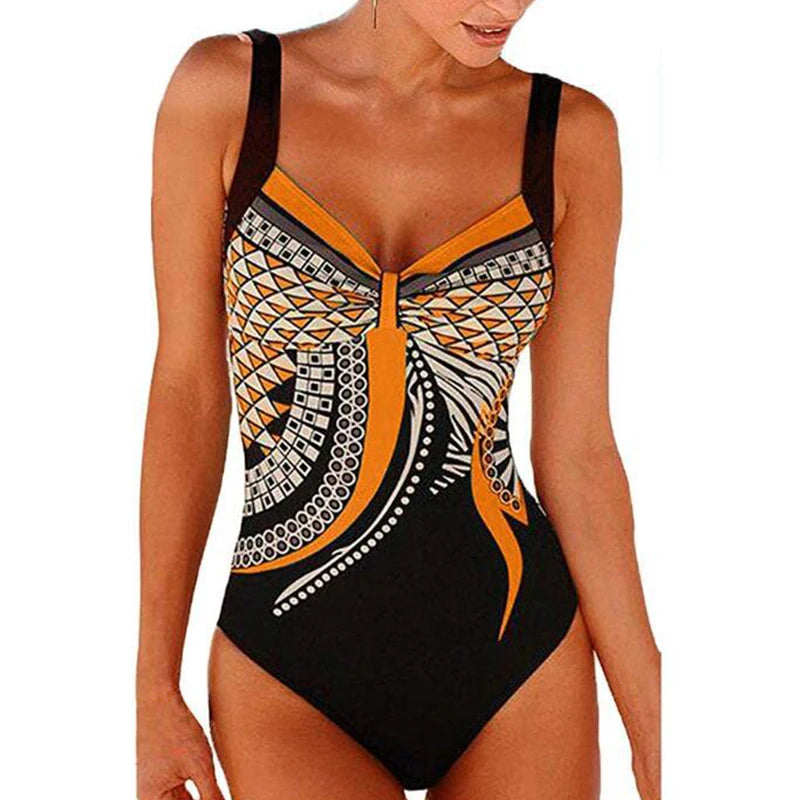 Costume Intero Donna Fantasia a Rombi Multicolore