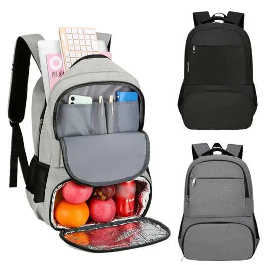 Zaino Termico per Picnic e Mare – Nylon Impermeabile, Vano Isolante, Striscia Riflettente – 3 Colori, 49×22×33 cm