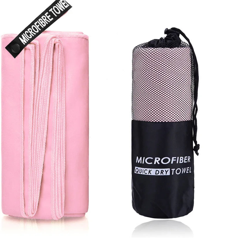 Asciugamano Sportivo in Microfibra ad Asciugatura Rapida – 20 Colori 4 Misure da 40×80 a 80×160 cm
