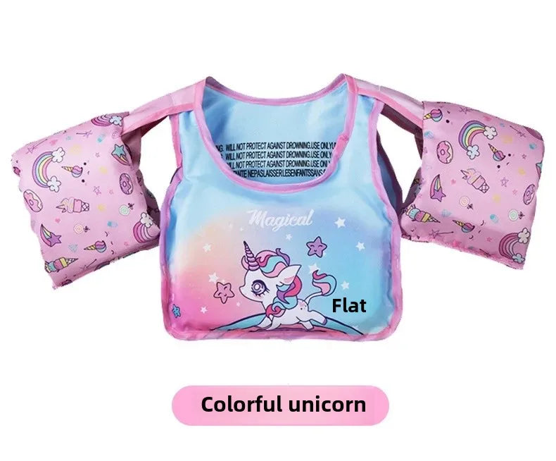 Gilet Galleggiante per Bambini con Designs Fantasia – 18 Personaggi,Allenamento Nuoto
